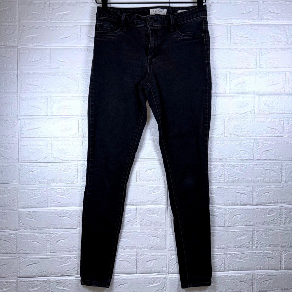 Jessica Simpson Skinny Jeans Women 6/28 Black Denim Stretch Casual Everyday